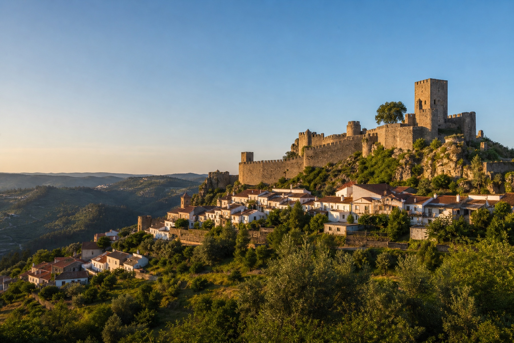 Imagem demonstrativa do percurso Rota Temática dos Castelos de Penela